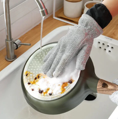 Dish Washing Wire Gloves ( Pack of 1 )